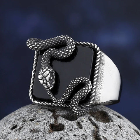 316l stainless steel jewelry example featuring Snake Ring Stainless