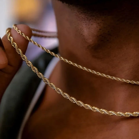 rope chain buying guide two-tone twisted necklace fit