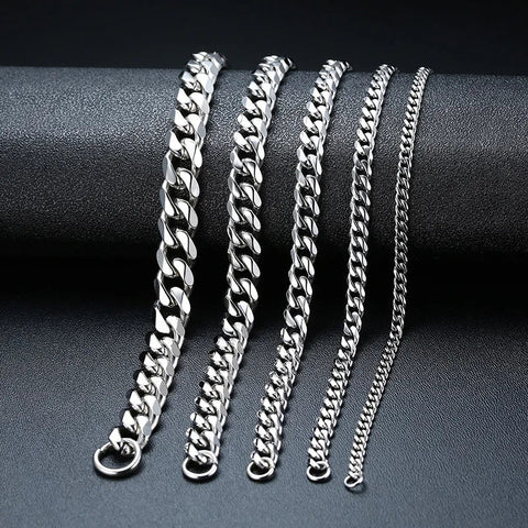 shower with stainless steel jewelry chunky curb bracelet check