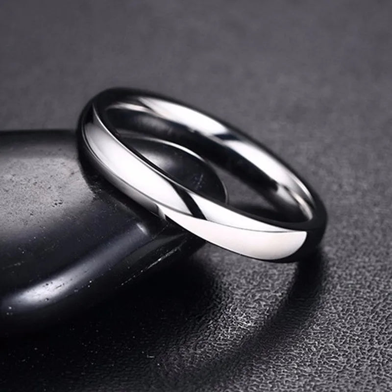 ring size guide example with 3mm Minimal Dome Ring