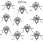 1/5/10 Piece Surgical Stainless Steel Heart Shape Pendant Ouija Board Planchette Necklace Cain Fashion Jewelry