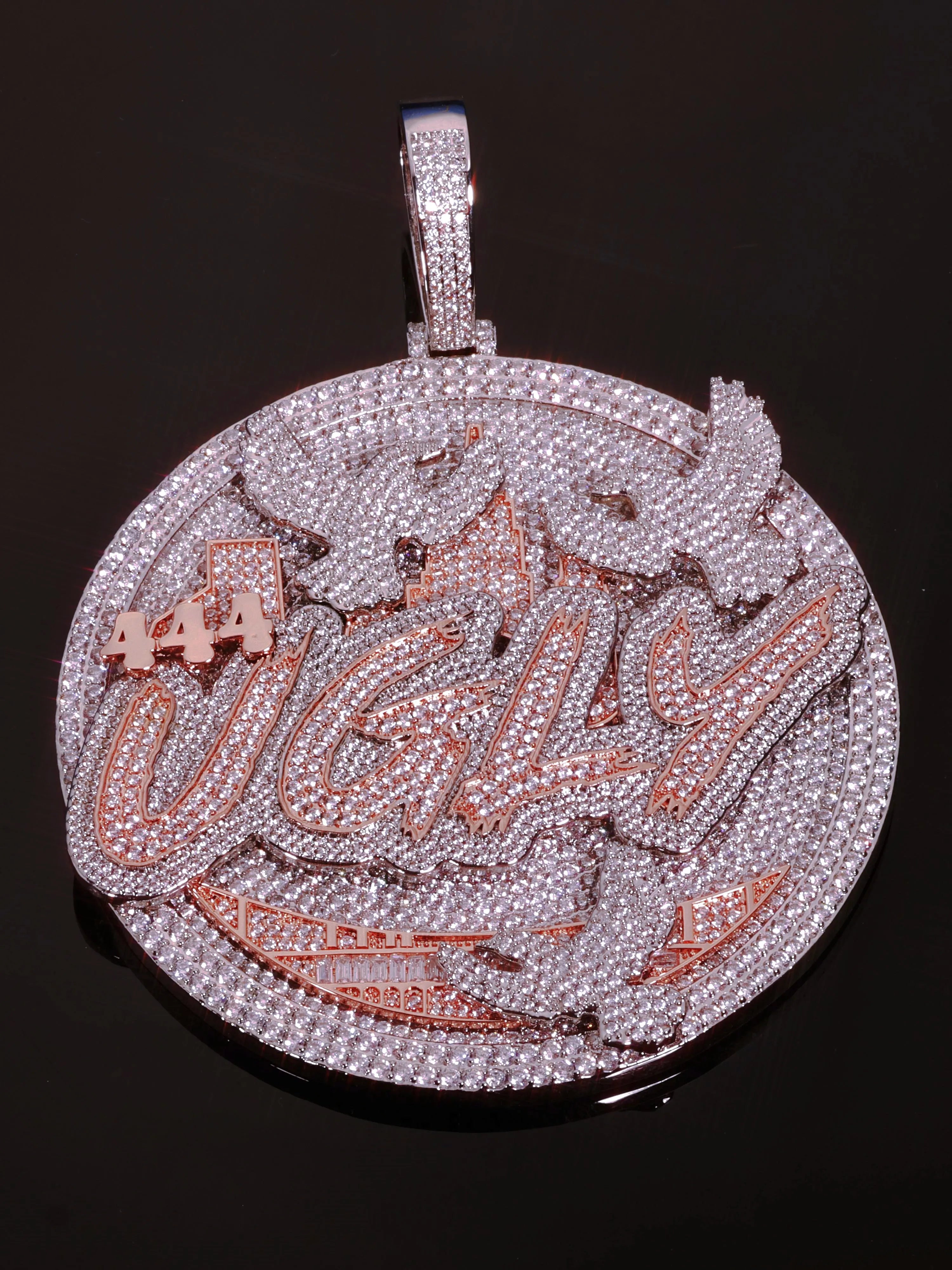 City Skyline Pendant Necklace Two-Tone