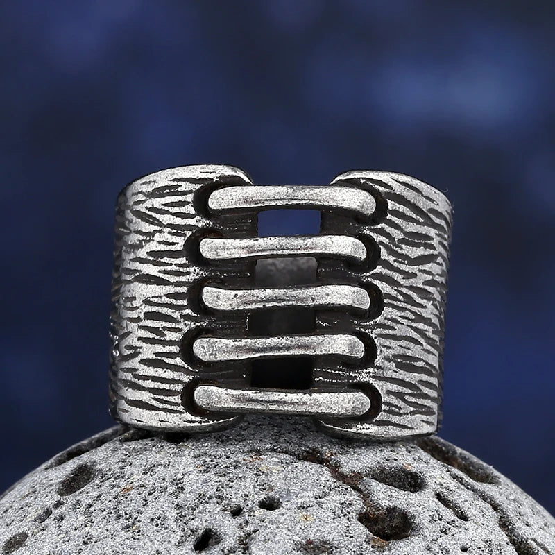 Stainless Steel Viking Simple Ring Vintage Hammer Retro Punk Classic Ring Male Finger Love Jewelry for Man Gift Wholesale OSR291