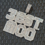 Custom Square Baguettecz Name Pendant Personalized Number Or Letter Necklace Chain For Him Her Birthday Gifts Hip Hop