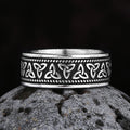 Viking Githic Style Stainless Steel Celtics Knot Ring Men Nordic Trinity Wedding Rings Womens Band  Jewelry Boyfriend Gift