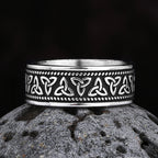 Viking Githic Style Stainless Steel Celtics Knot Ring Men Nordic Trinity Wedding Rings Womens Band  Jewelry Boyfriend Gift