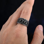 Gothic Skull Ring — Engravable 316L Stainless Steel