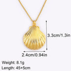 Shell Charm Pendant Necklace