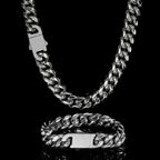 Stainless Steel Cuban Chain Necklace Miami 8/10/12MM