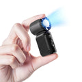 Portable Mini Fan, 199 Speed USB Rechargeable Handheld Ice Cooling Fan with LED Display for Makeup, Travel Summer Gift