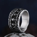 Gothic Skull Ring — Engravable 316L Stainless Steel