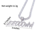 Custom Small Brush Font Letter Pendant Personalized Initial Necklace Chain For Women Silver Or Gold Color Hip Hop Jewelry Gifts