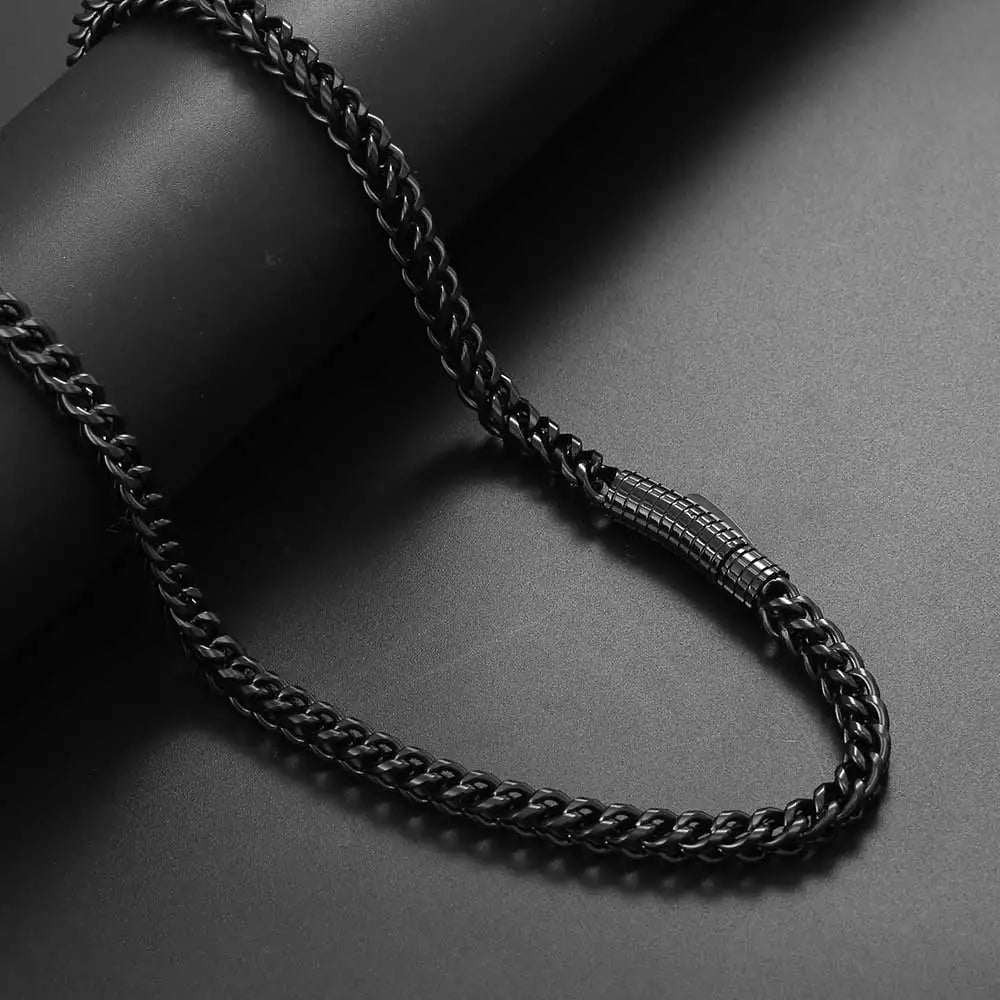 Stainless Steel Franco Chain Necklace 6MM Classic