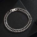Cuban Link Bracelet Men’s Stainless Steel Chain Bracelet, Cuban Men Jewelry, Gift for Him