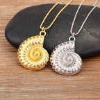 Shell Charm Pendant Necklace
