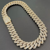 Silver-Tone Cuban Chain 14MM