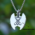 Gothic Satan Goat Stainless Steel Pendant Necklace