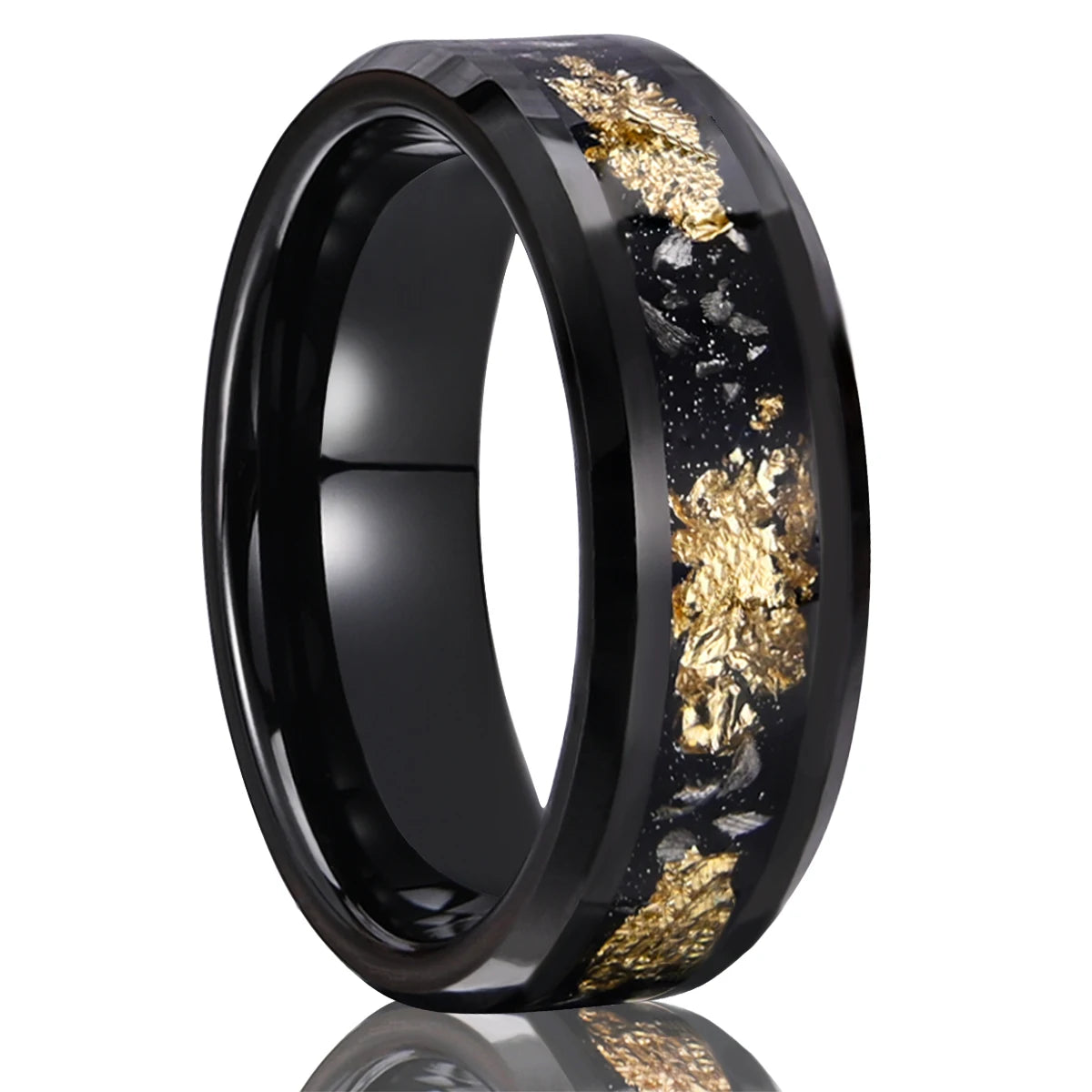 Men's Tungsten Band Ring 8mm