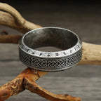 Vintage Odin Norse Viking Celtic Knot Rings For Men Women Fashion Stainless Steel Tree Of Life Rings Retro Amulet Rune Jewelry
