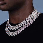 Iced Out Cuban Chain 19mm — Two-Tone