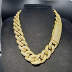 1pc 15mm Long Miami Cuban Link Hip-hop Rap Style Necklace Accessory, for Teenager, Rap Fashion Accessory, Trendy Hip Hop Chain,