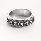 Buddhist Spinner Ring — 925 Silver