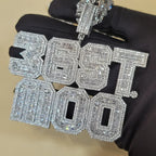 Custom Square Baguettecz Name Pendant Personalized Number Or Letter Necklace Chain For Him Her Birthday Gifts Hip Hop