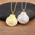 Shell Charm Pendant Necklace