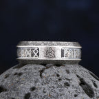 Viking Githic Style Stainless Steel Celtics Knot Ring Men Nordic Trinity Wedding Rings Womens Band  Jewelry Boyfriend Gift