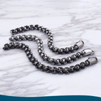Gothic Skull Bracelet for Men — Stainless Steel, 7.3-9.6 in