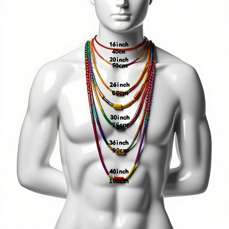 Men's Heavy Luxury Cuban Chain Necklace | Hip Hop Rapper Style with Moissanite, Durable 18K Gold Plated Goldene Metal