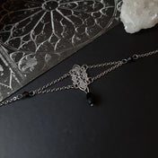 Victorian Rosary Crystal Choker Necklace — Iced Out
