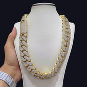 Miami Cuban Link Necklace — Iced Out CZ, Prong-Set, 15MM