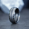 Vintage Odin Norse Viking Celtic Knot Rings For Men Women Fashion Stainless Steel Tree Of Life Rings Retro Amulet Rune Jewelry