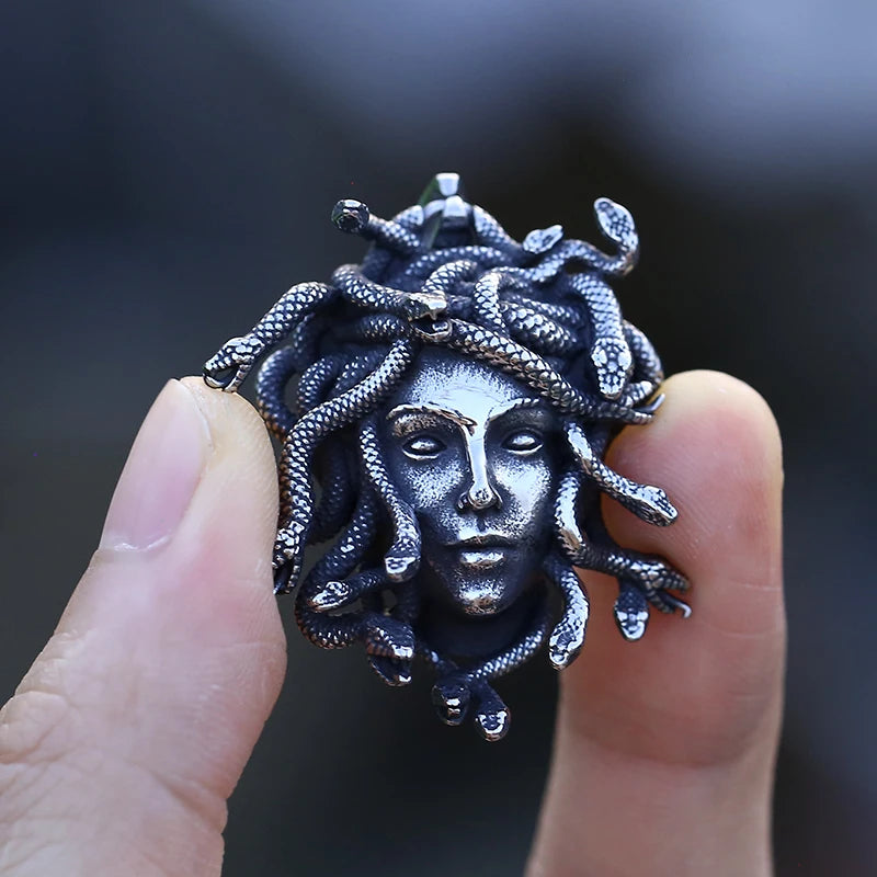 Gothic Satan Goat Stainless Steel Pendant Necklace