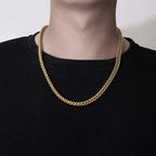 Stainless Steel Franco Chain Necklace 6MM Classic