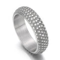Kalen Punk 316L Stainless Steel Men's Ring Skull Finger Rings Fashion Biker Party Jewelry Round Anillos Accessories Size 8-12