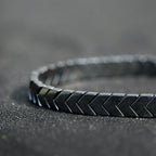 New Arrow Hematite Elastic Bracelet Men Jewelry Armband Heren Fashion Beaded Yoga Bracelet Women Bileklik