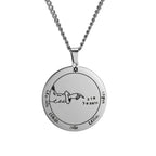 Key of Solomon Pentacle Pendant — Stainless Steel