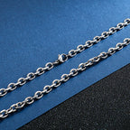 Cuban O-Link Chain Necklace 6mm — Stainless Steel