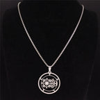 Demon Seal Pendant — Silver Stainless