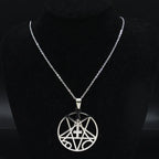 Angel Band Silver Pendant Necklace — Stainless Steel