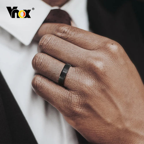 5MM Band Black Ring