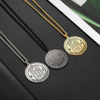Tarot Card Pendant Necklace — Stainless Steel