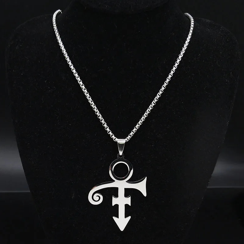 Minimal Love Symbol Necklace — Stainless
