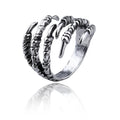 Retro Punk Opening Resizable Dragon Claw Rings Steampunk Hip Hop Personality Finger Jewelry Men Women Alloy Rings
