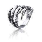 Retro Punk Opening Resizable Dragon Claw Rings Steampunk Hip Hop Personality Finger Jewelry Men Women Alloy Rings