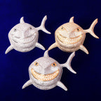 Shark Pendant Gold Color Plated For Men's Hip Hop Rock Jewelry