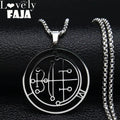 Sigil of AIM Demon Seal Necklace — Stainless