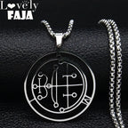 Sigil of AIM Demon Seal Necklace — Stainless